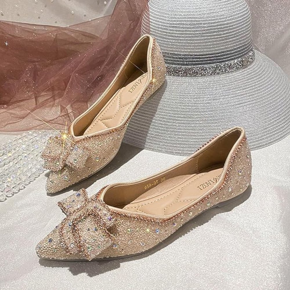 Classic pointed style women's flat shoes
